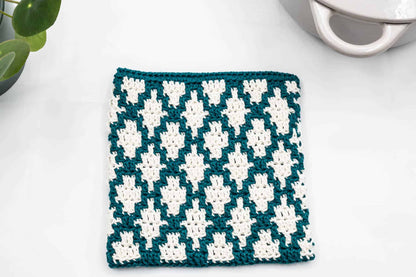 Mosaic Crochet Hot Pad Pattern