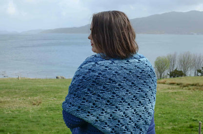Stacking Triangles Shawl Crochet Pattern