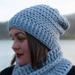 Winter Seashore Hat Crochet Pattern
