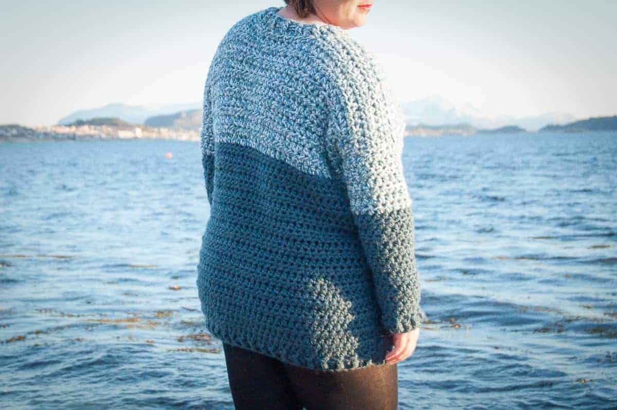 bacca sweater dress crochet pattern design