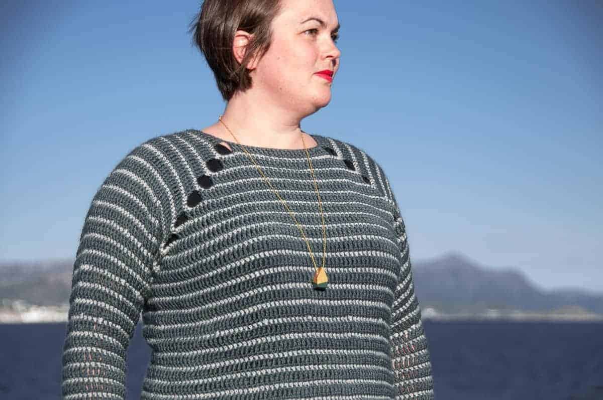 bruma sweater and dress crochet pattern design
