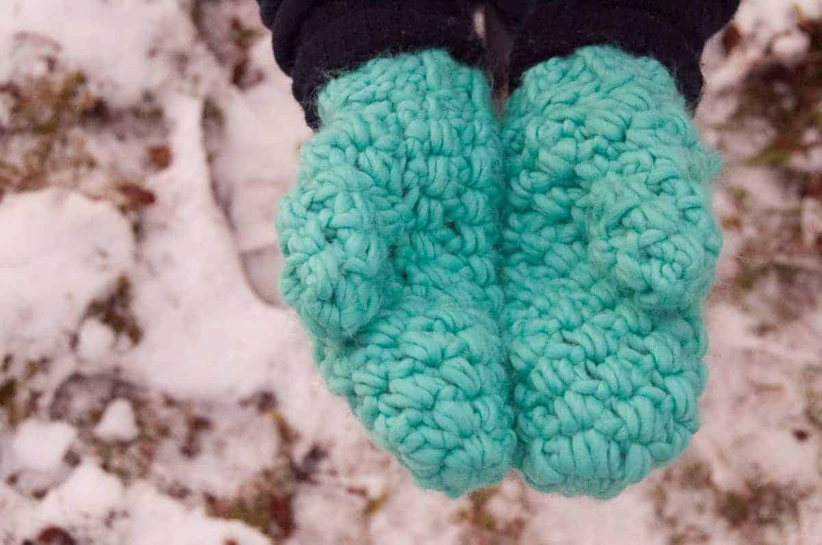 crochet bulky mittens free crochet pattern, really warm winter bundle bulky mittens crochet pattern design