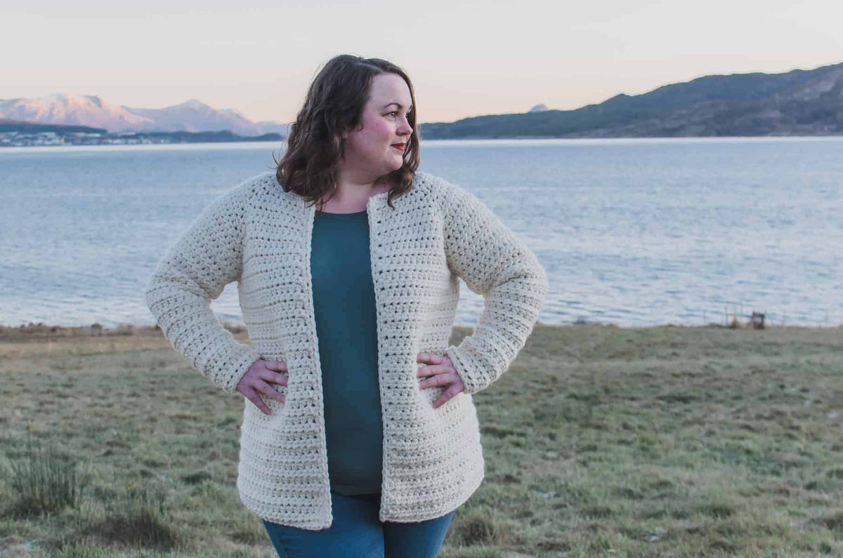 Classic Raglan Cardigan Pattern (Super Bulky) – Joy of Motion Crochet