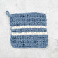 Classic Striped Potholder - Crochet Pattern