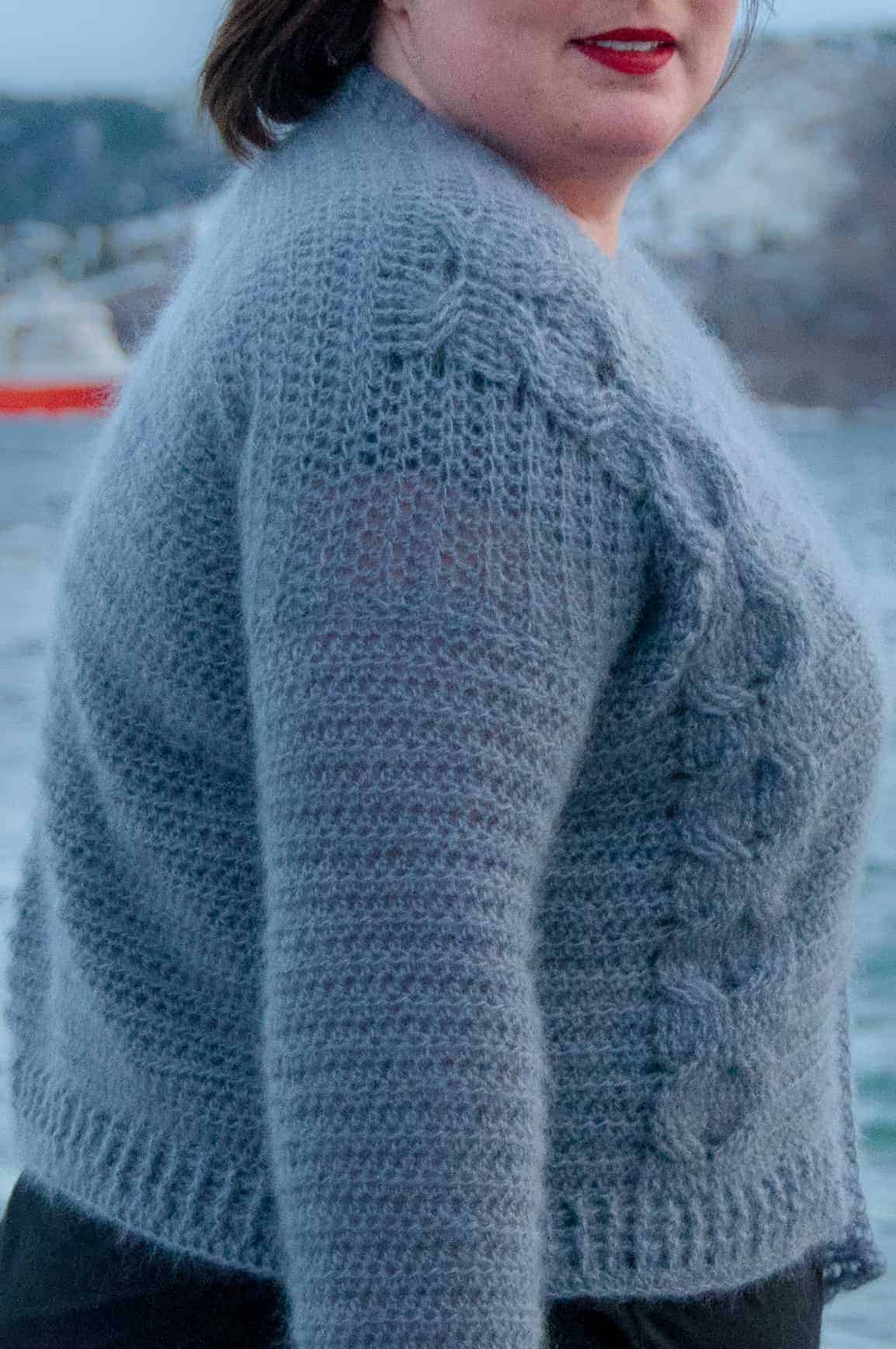 Crochet Everyday Cable Cardigan Crochet Pattern - Main Image