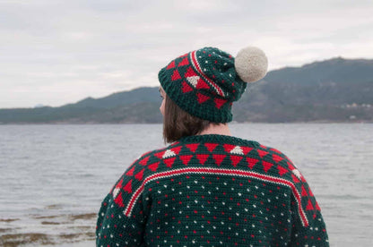 crochet my christmas hat, free crochet pattern for a beanie, beanie crochet pattern for Christmas