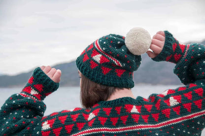 crochet my christmas hat, free crochet pattern for a beanie, beanie crochet pattern for Christmas
