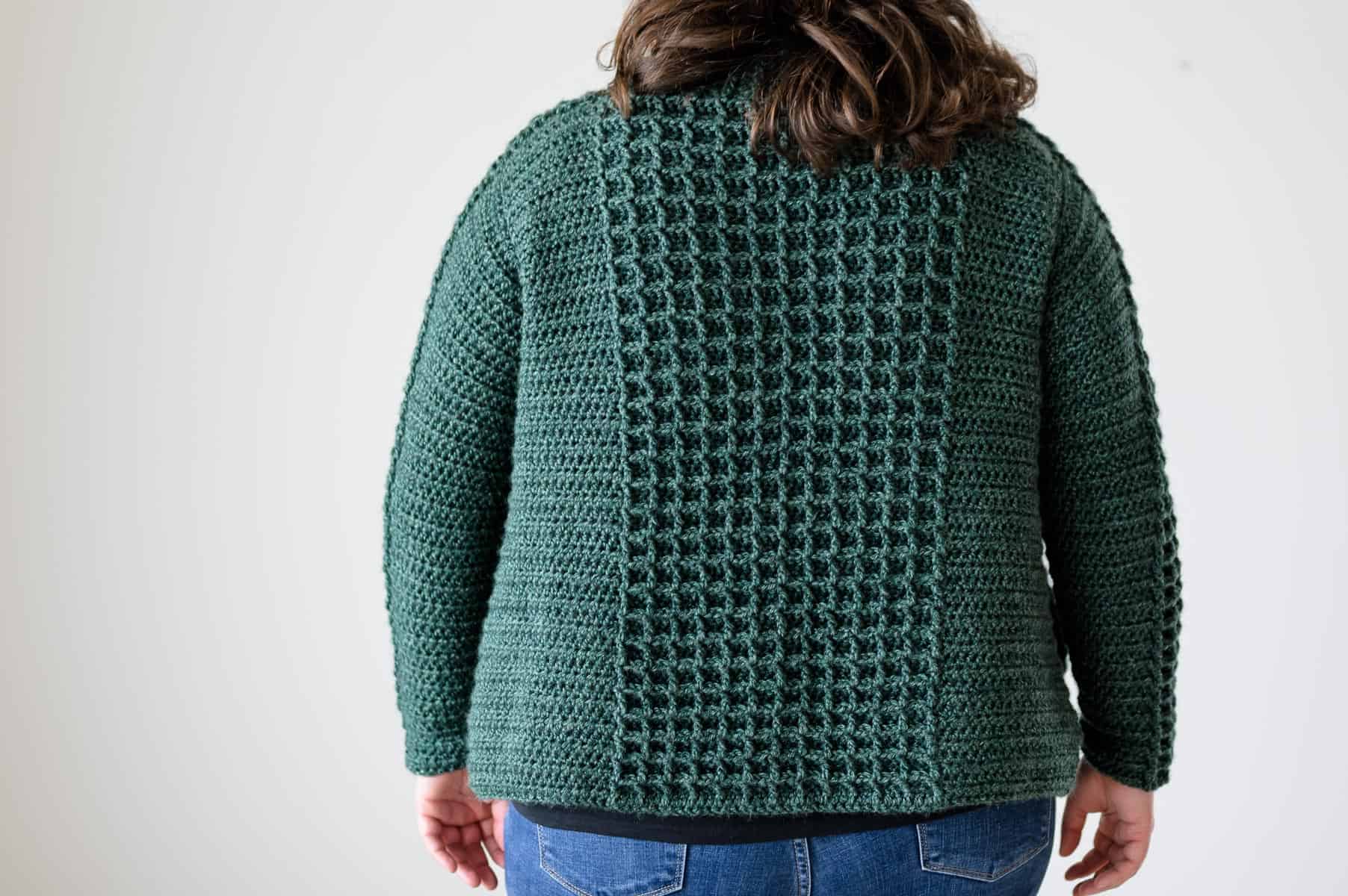 Waffle Sweater Crochet Pattern – Joy of Motion Crochet