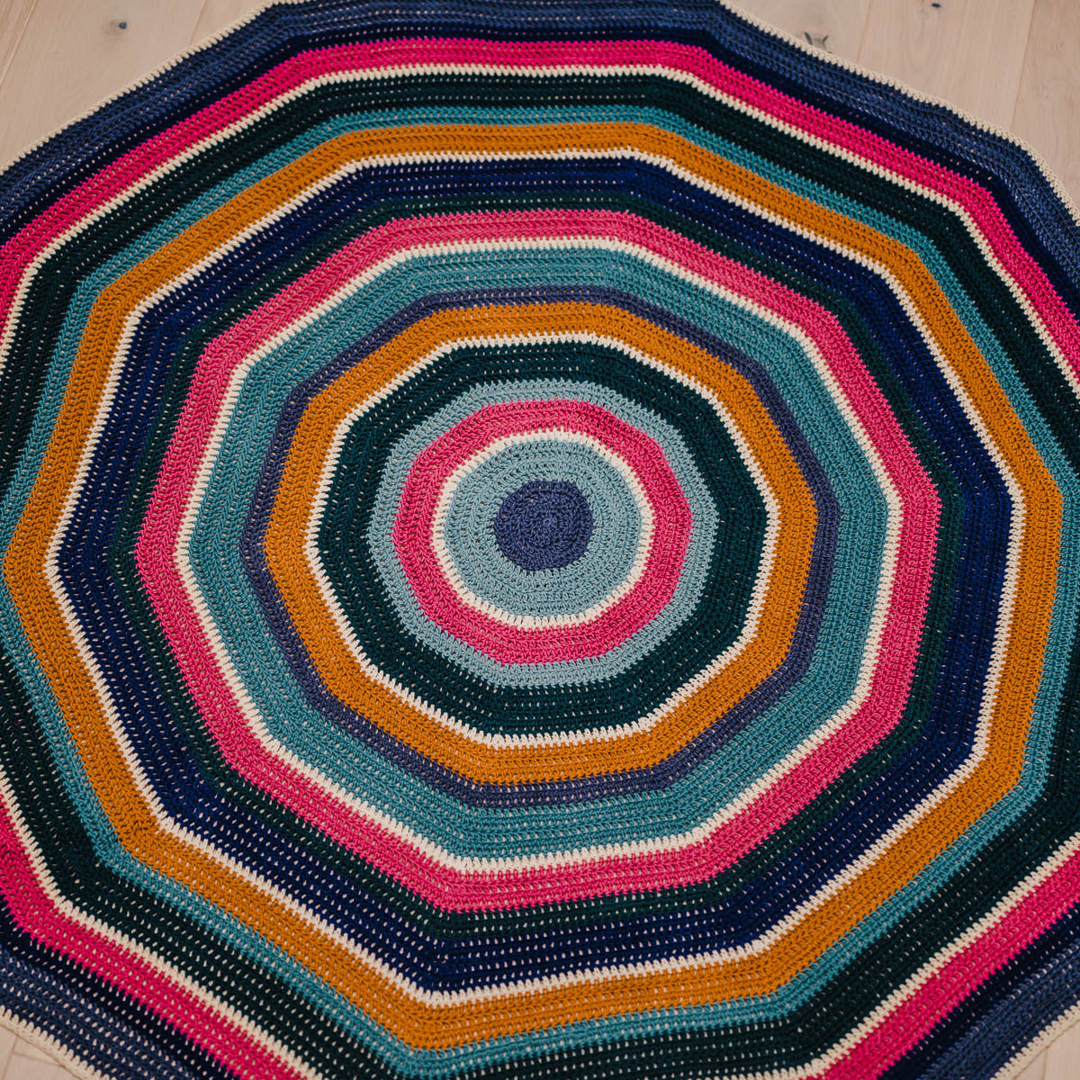 Crochet Round Rug Tutorial Round Rug Crochet Pattern – Joy of Motion Crochet