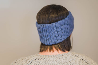 Easy Twisted Ear Warmer Crochet Pattern
