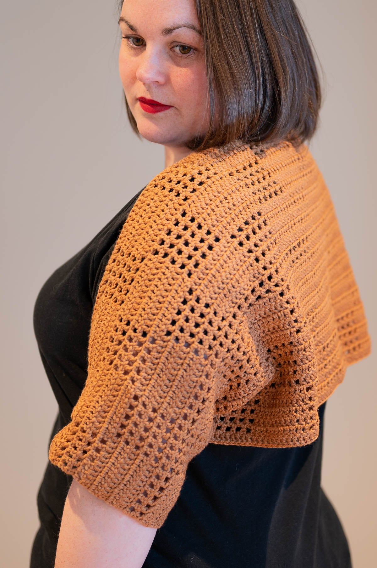 Crochet sale bolero jacket