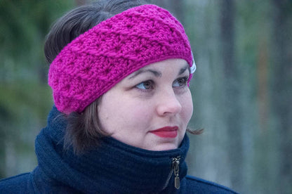 crochet headband with cross pattern crochet pattern design