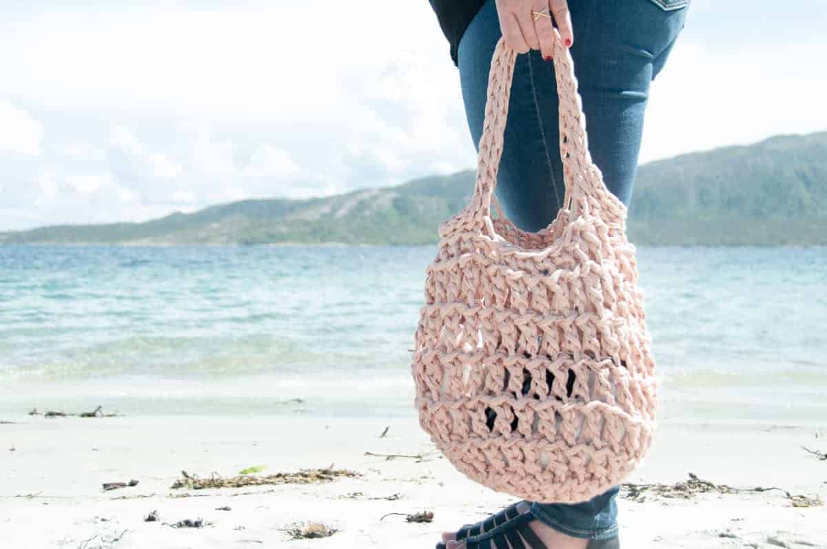 Crochet shops beach bag