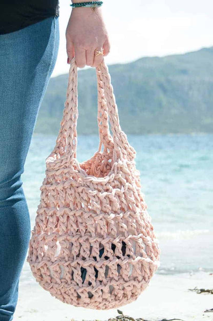 litus beach bag crochet pattern design