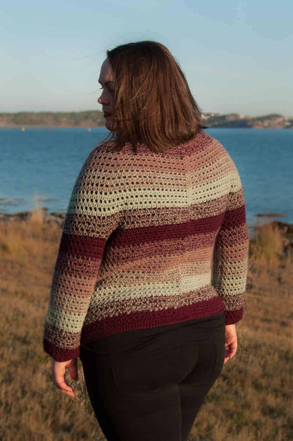 Top Down Winter Sweater Crochet Pattern
